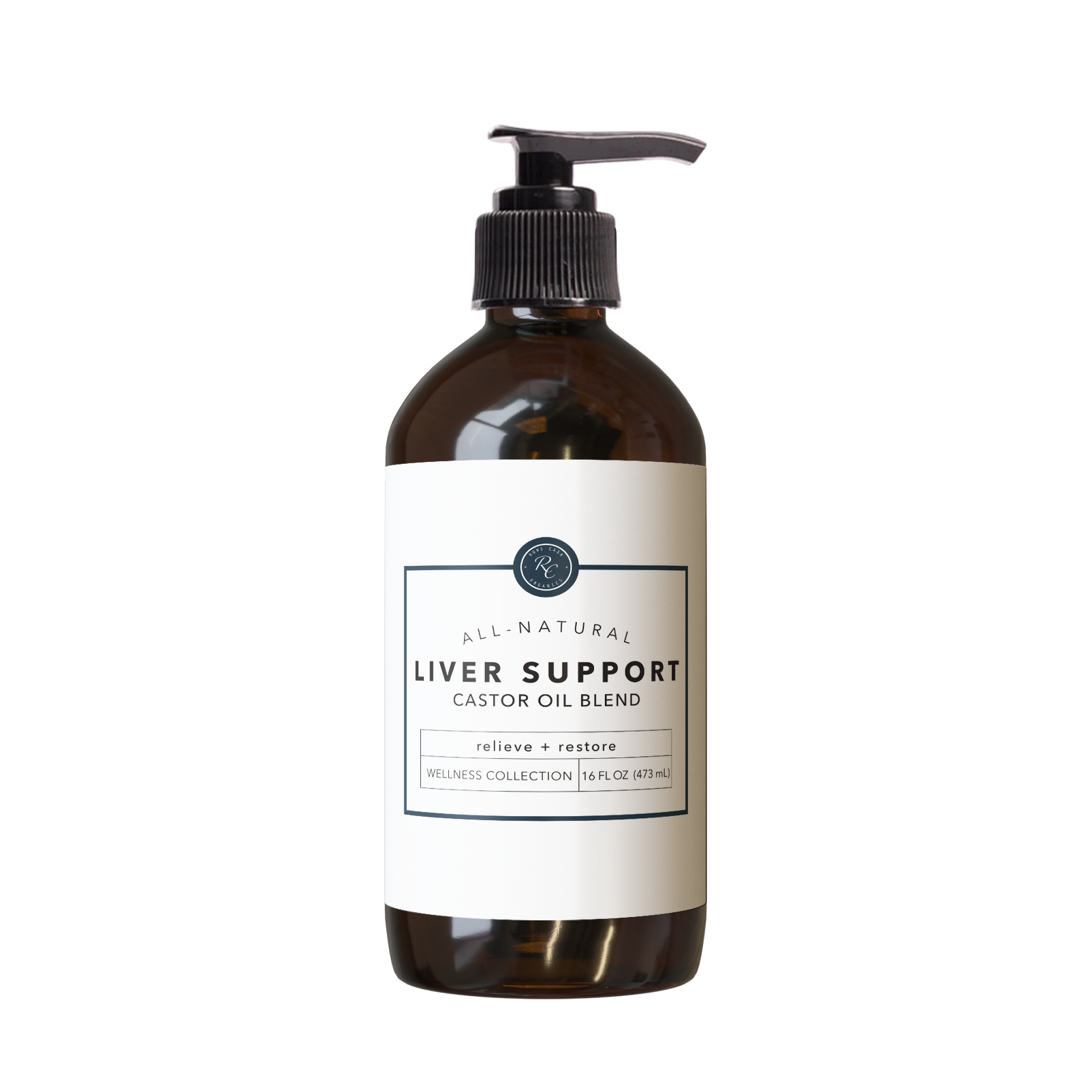 Liver Support Castor Oil Blend | 16 oz