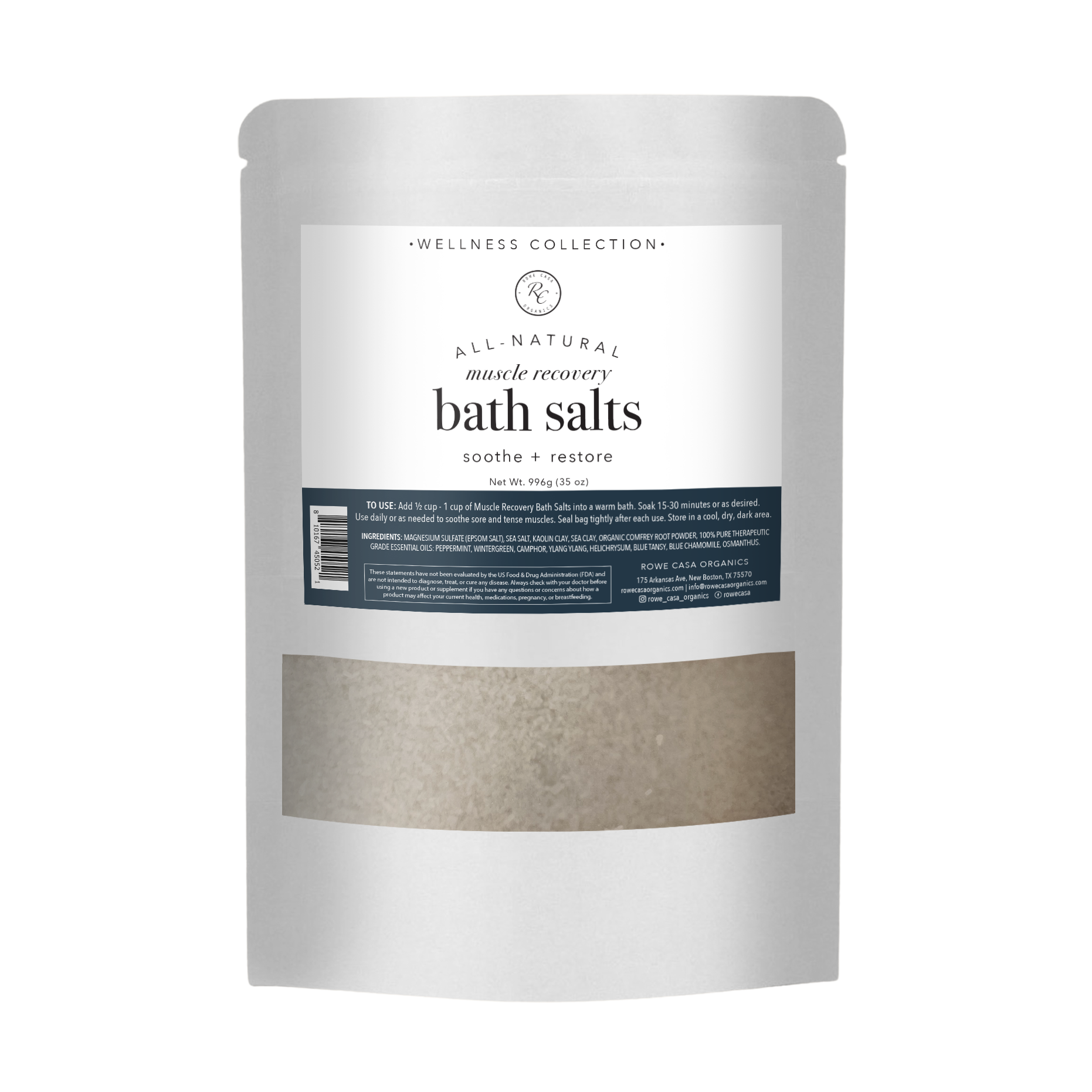 Muscle Recovery Bath Salts | 35 oz