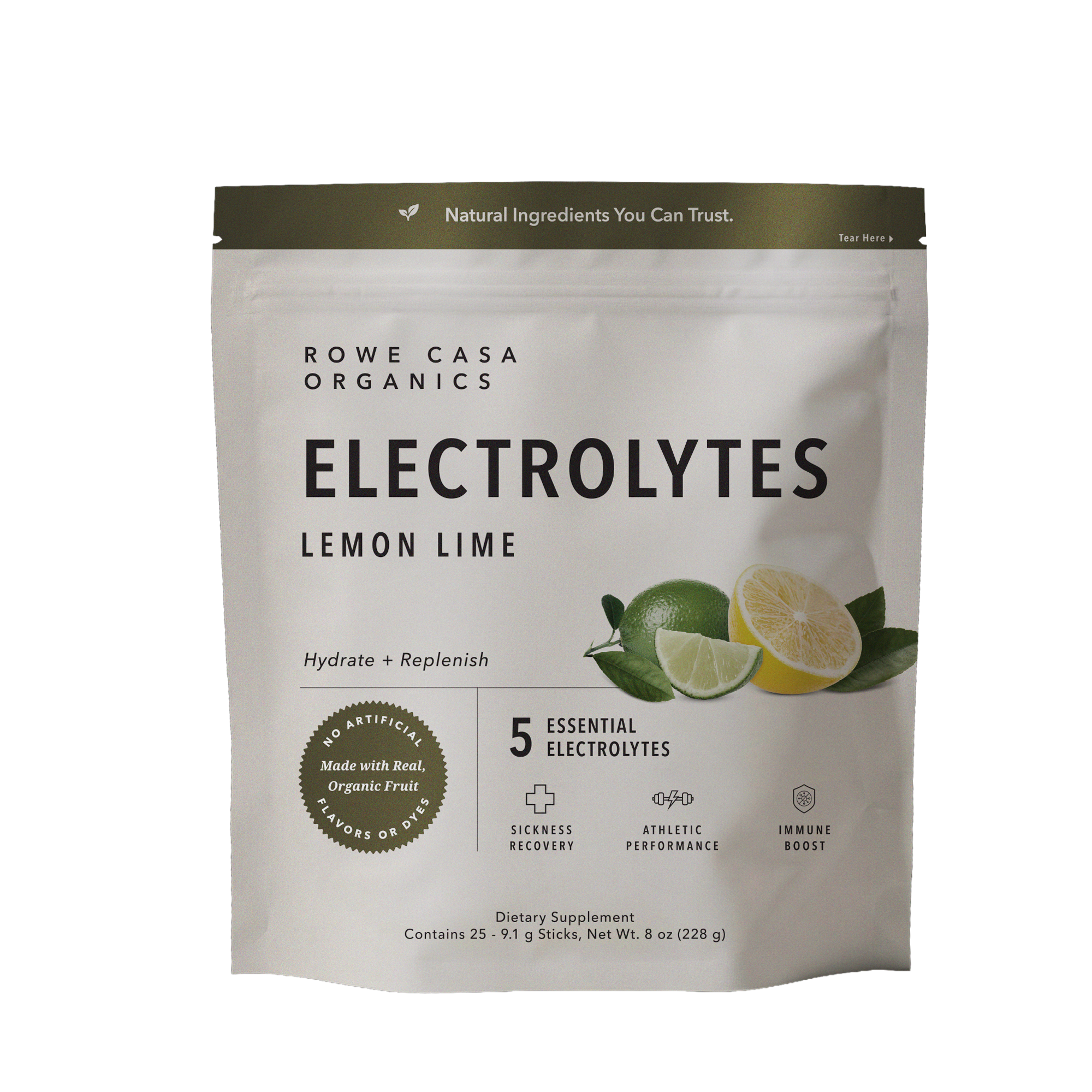 Lemon Lime Electrolytes | 25 Serving Stick Pack
