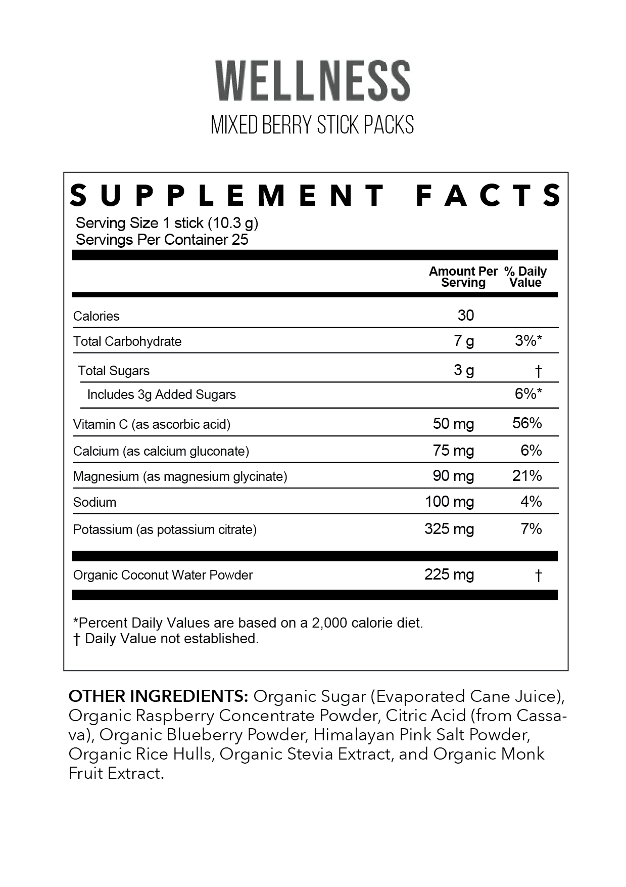 Mixed Berry Electrolytes | 25 Serving Stick Pack