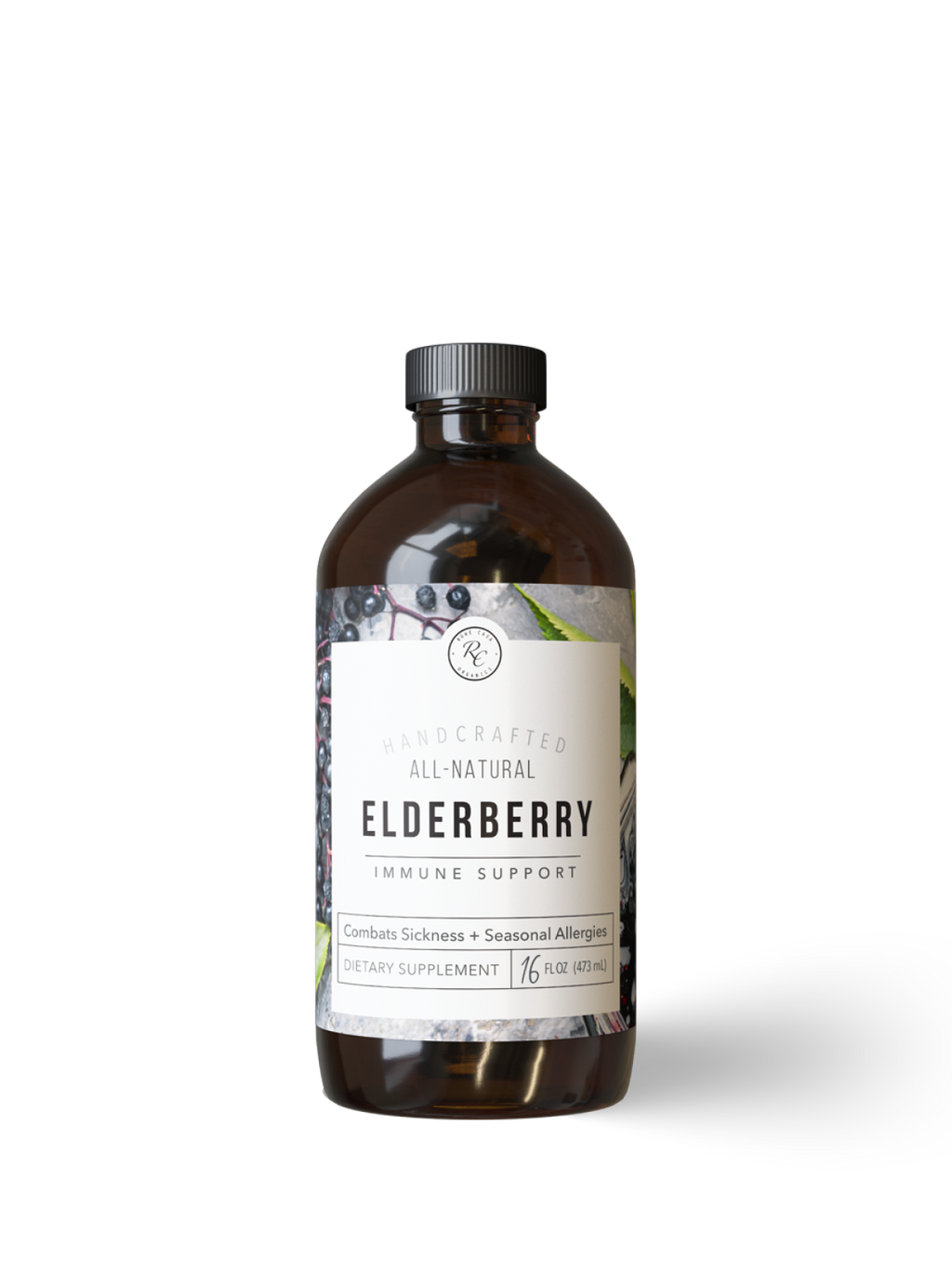 Elderberry Immune Support supplement for daily immune support during cold and flu season.