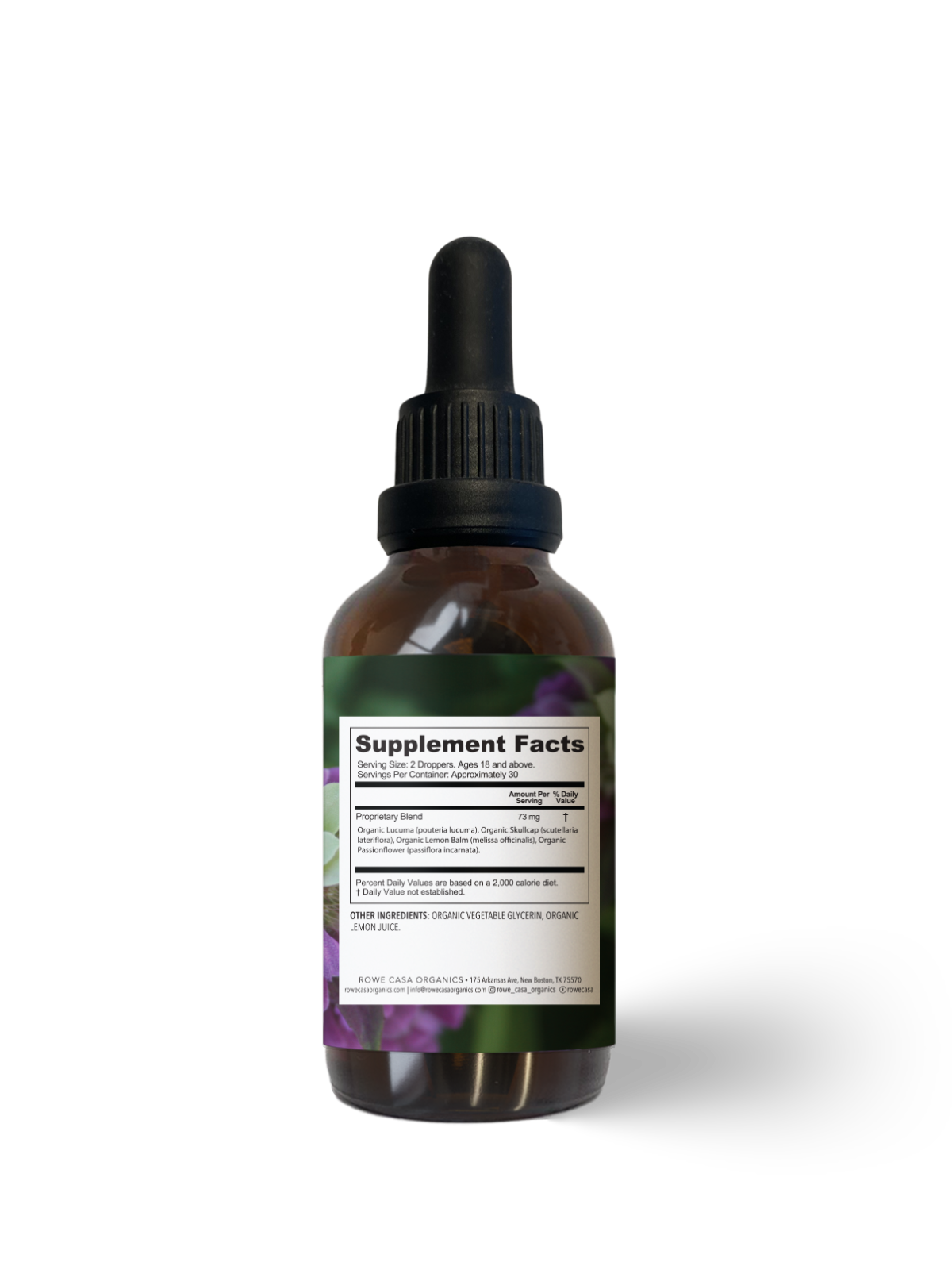 Anxiety Support Tincture | 2 oz – Rowe Casa Organics