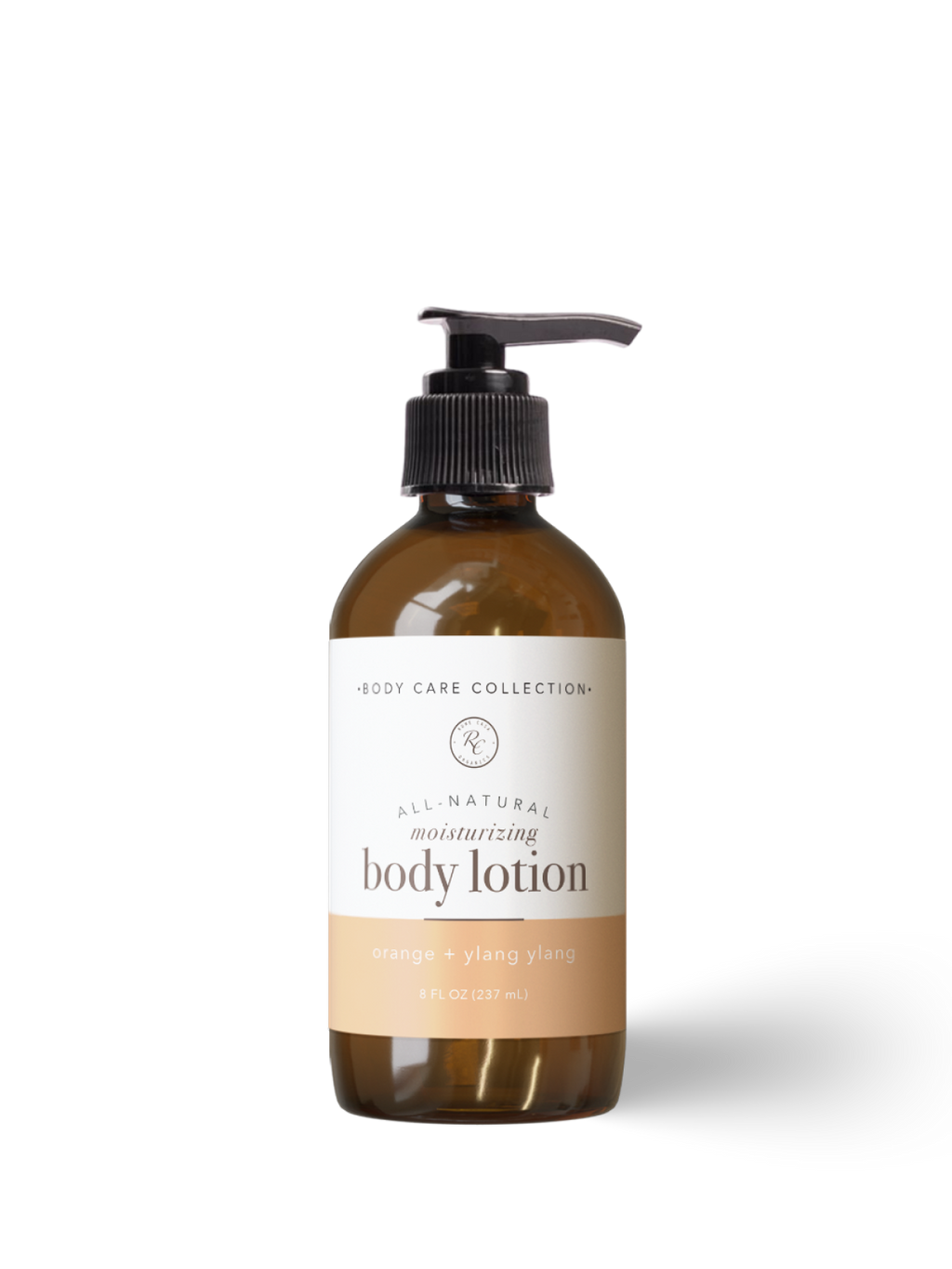 Orange + Ylang Ylang body lotion with natural ingredients for soft, hydrated skin. No Parabens. No Toxic Chemicals.
No Phthalates. No False Fragrances.