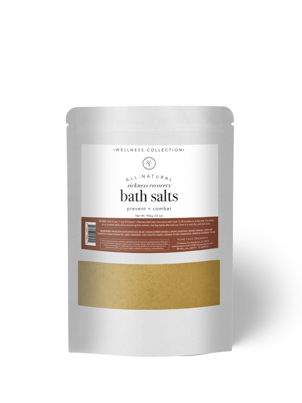 Sickness Recovery Bath Salts | 35 oz