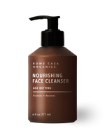 Anti-aging face cleanser for dry skin, mature skin, fine lines, and wrinkles.