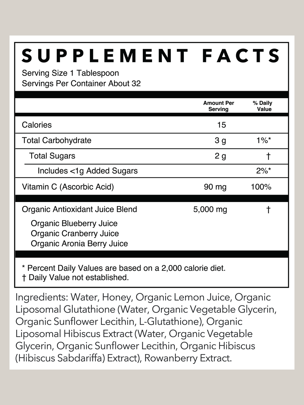 Antioxidant Infusion | 16 oz