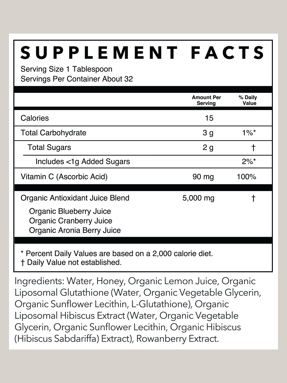 Antioxidant Infusion | 16 oz
