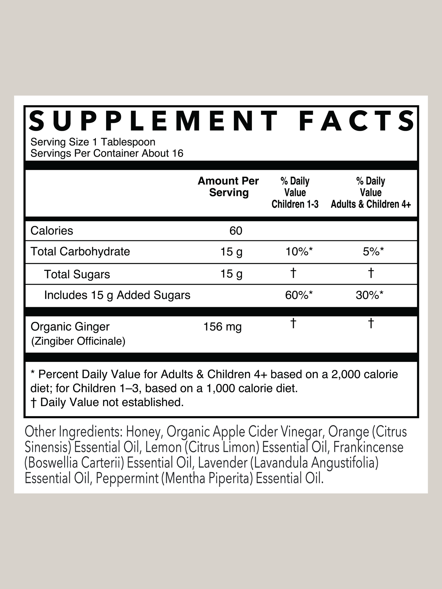Cough Syrup | 8 oz