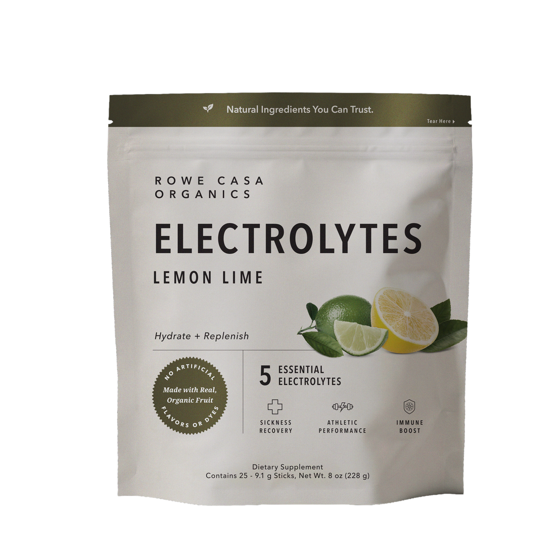 Lemon Lime Electrolytes | 25 Serving Stick Pack