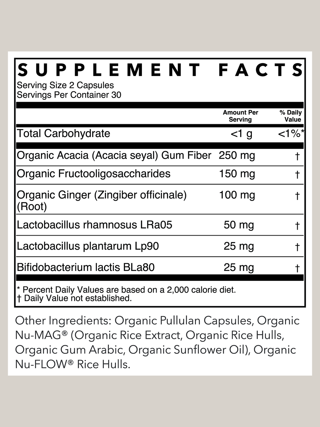 Gut + Digestive Probiotic Support | 60 Capsules