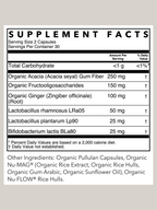 Gut + Digestive Probiotic Support | 60 Capsules