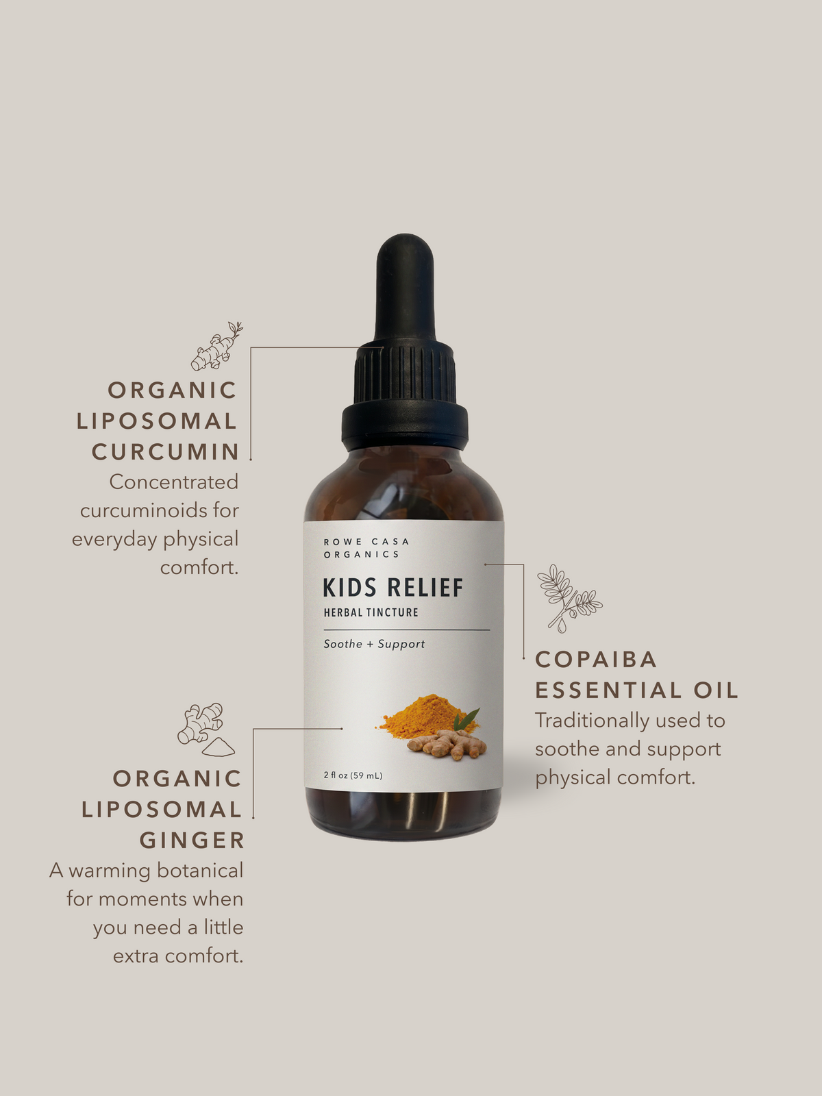 Kids Relief Herbal Tincture | 2 oz