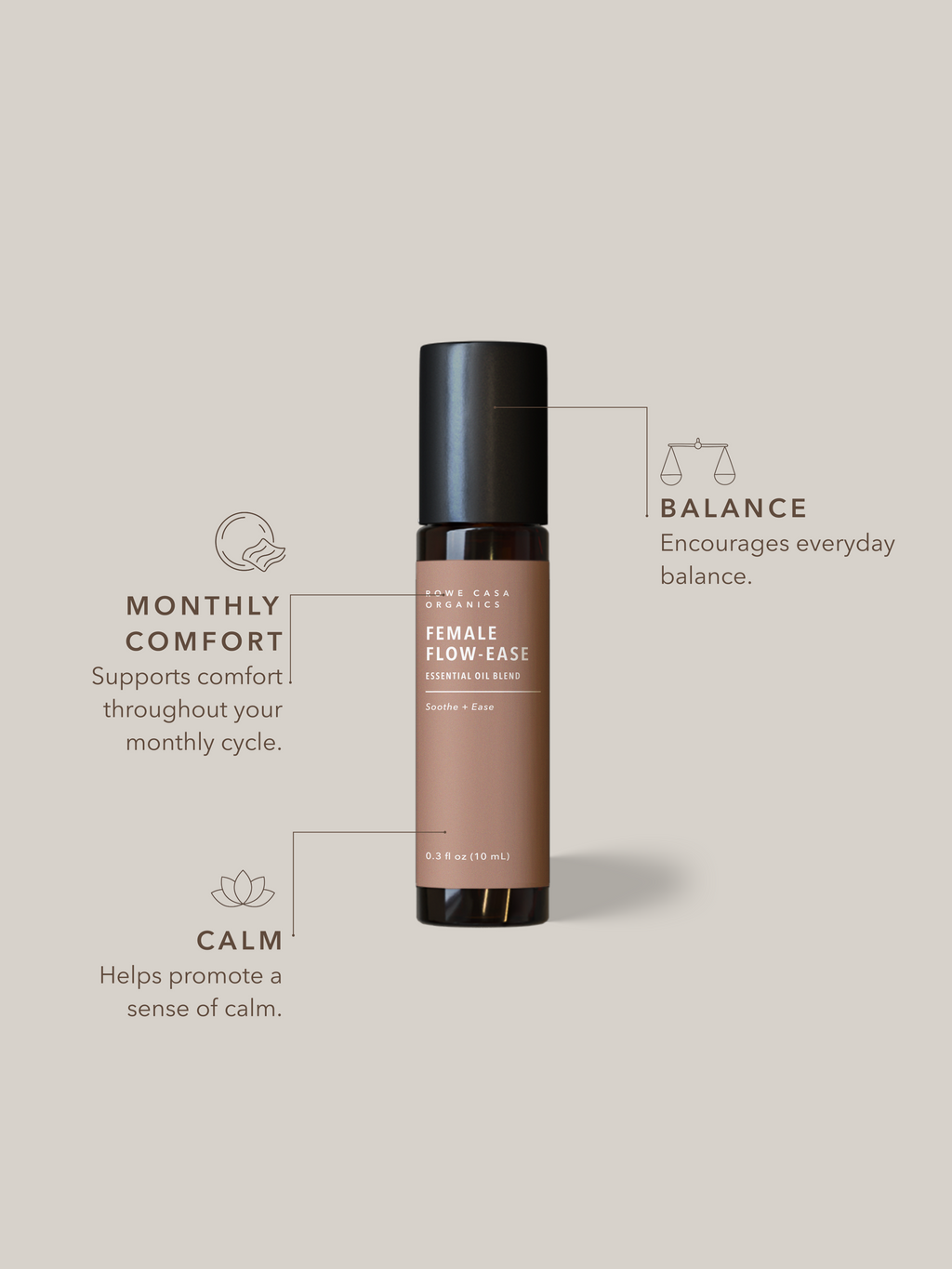 Female Flow-Ease Essential Oil Blend | 10 ml