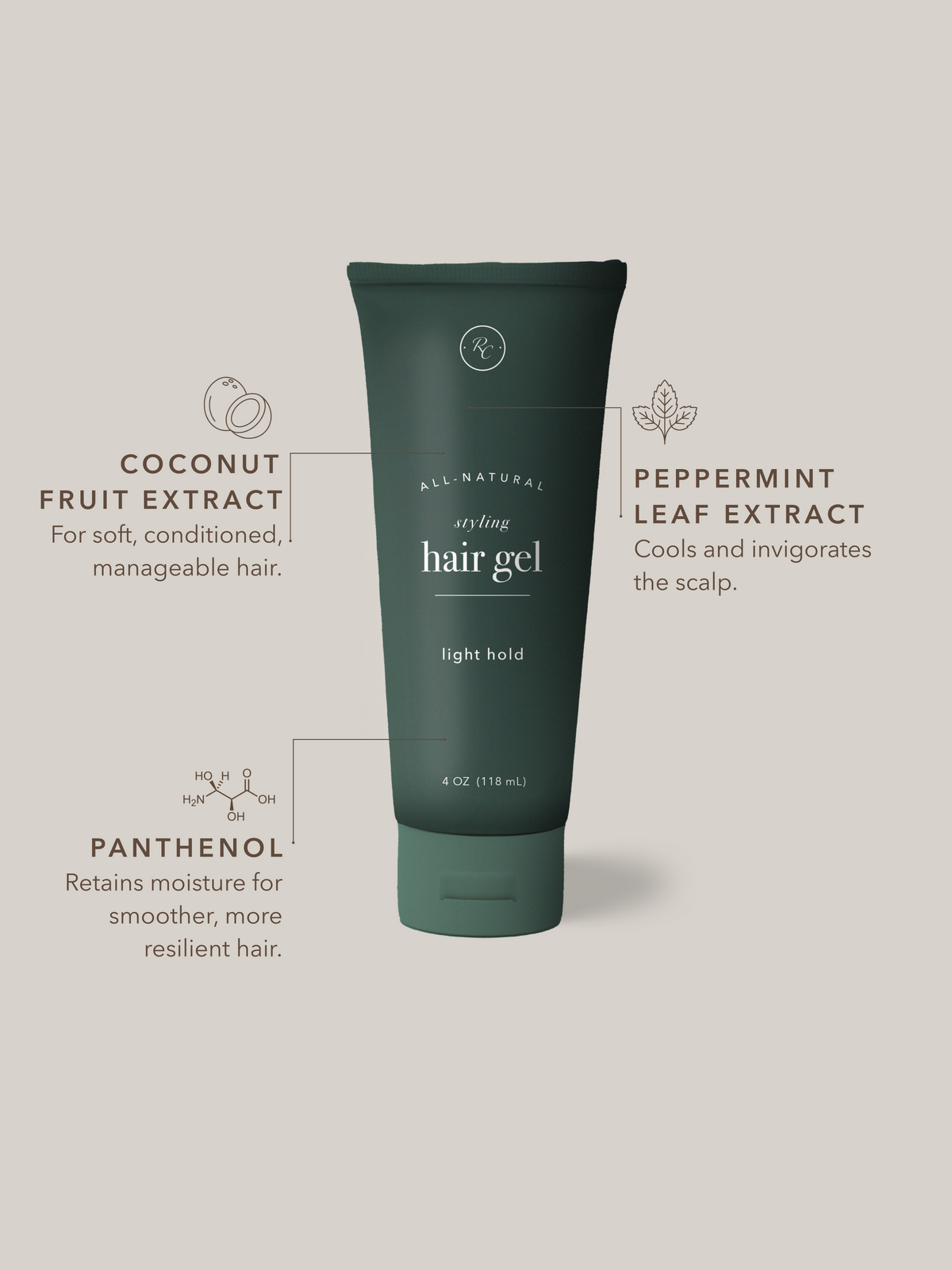 Hair Gel | 4 oz