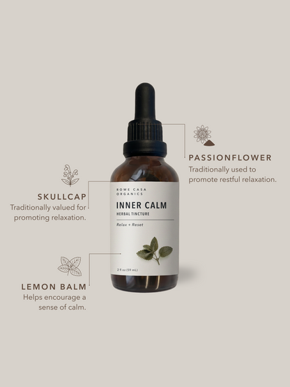 Inner Calm Herbal Tincture | 2 oz