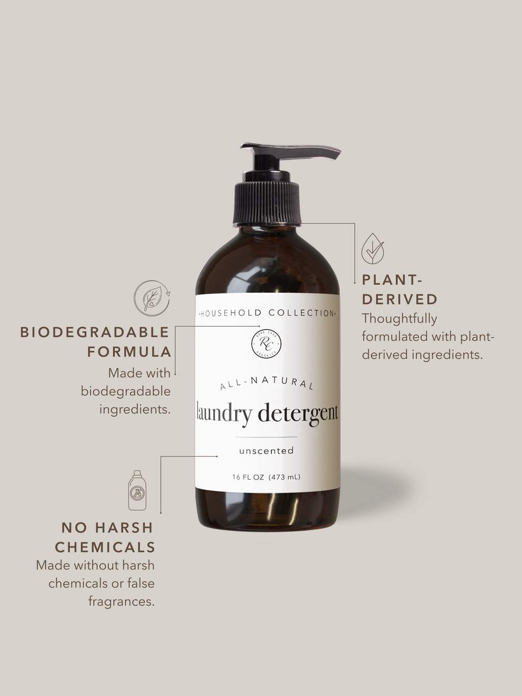 Laundry Detergent | Liquid | 16 oz