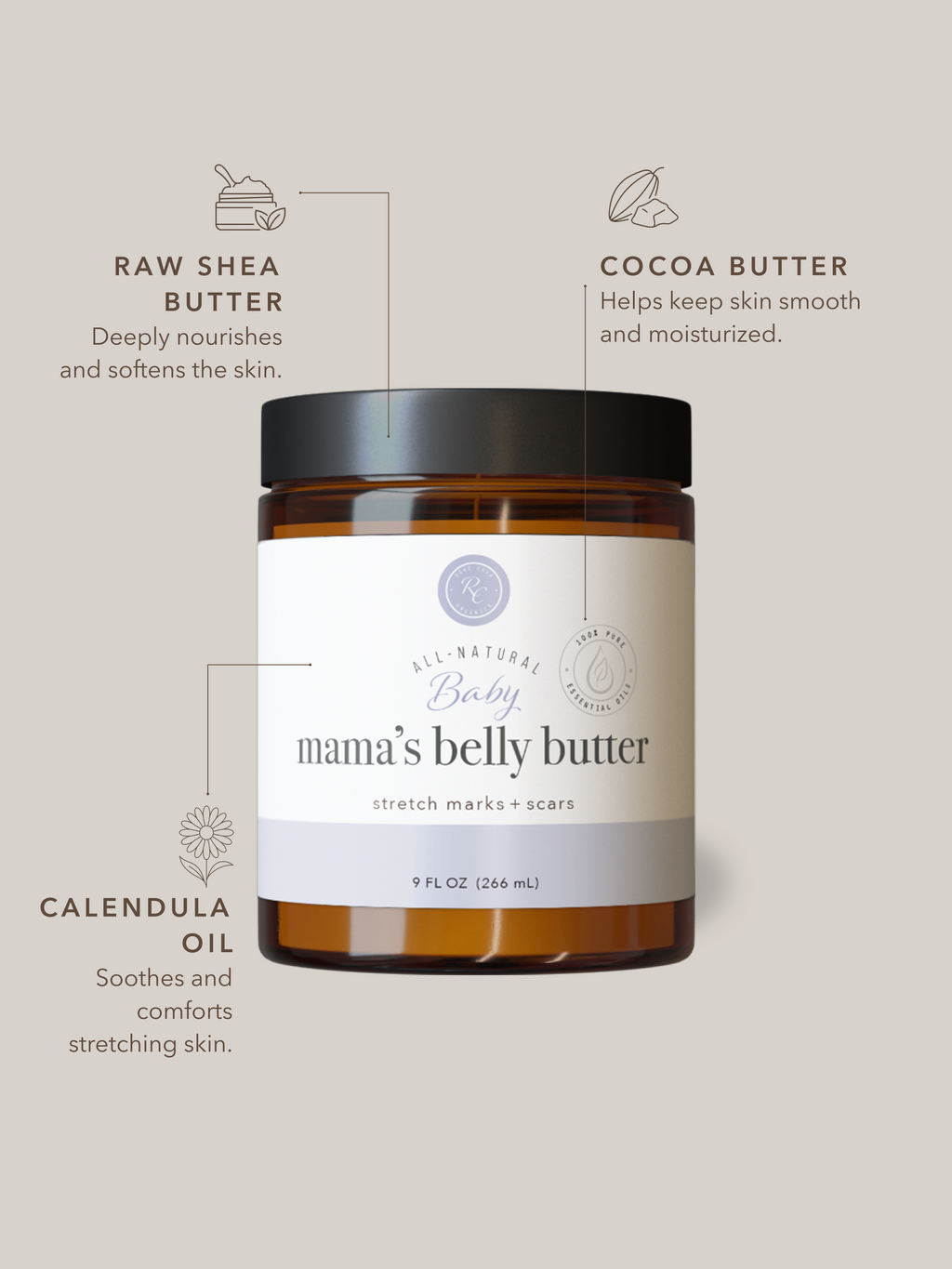 Mama's Belly Butter | 9 oz