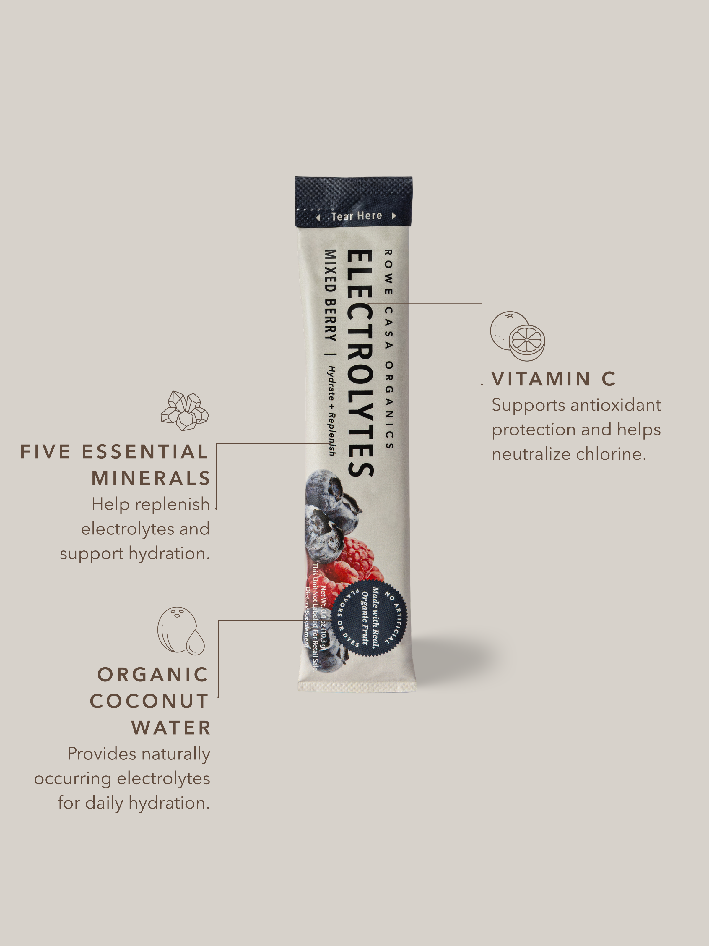 Mixed Berry Electrolytes | Single Serving Stick Pack