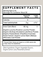 Inner Calm Herbal Tincture | 2 oz