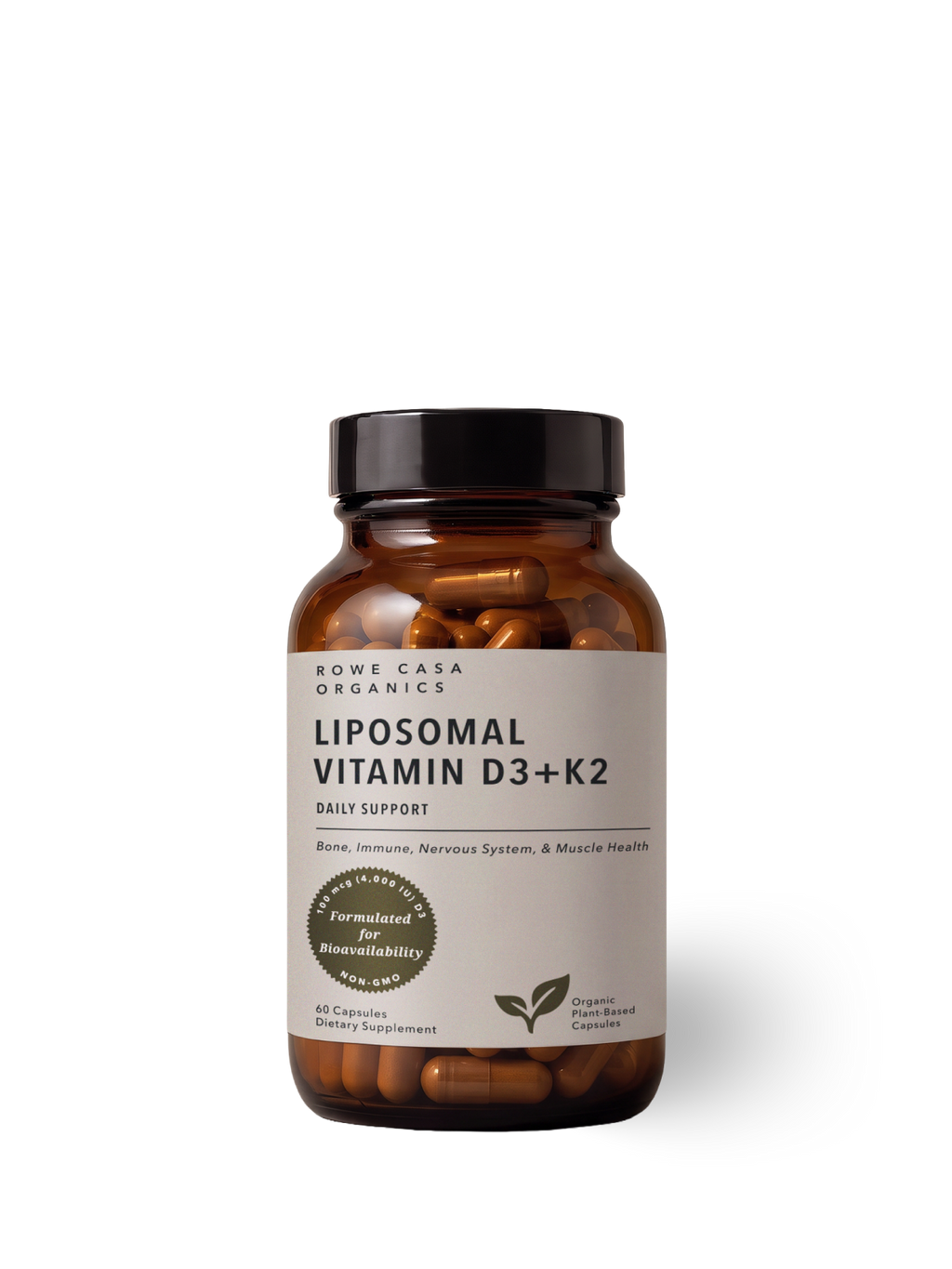 Liposomal Vitamin D3 + K2 | 60 Capsules