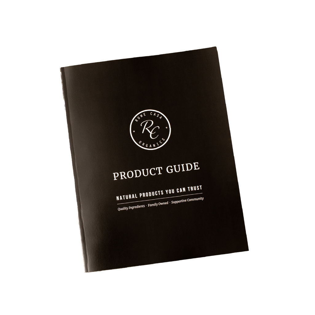 ROWE CASA ORGANICS PRODUCT GUIDE BOOK