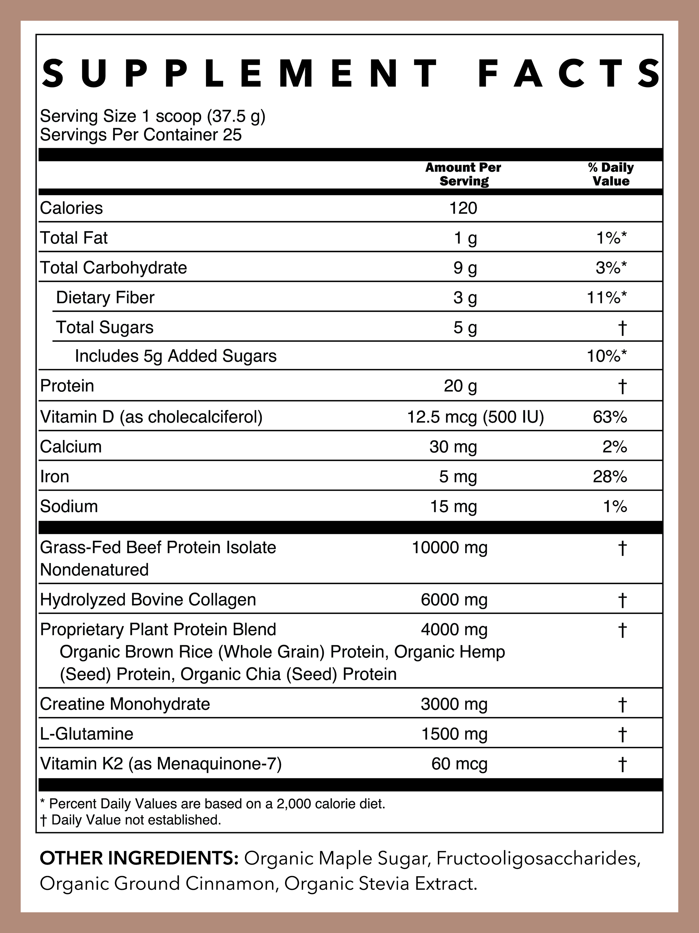 Women's Wellness Protein Blend - Maple Cinnamon | 33 oz
