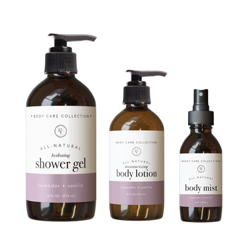 LAVENDER + VANILLA BODY CARE SET | 3 PIECE