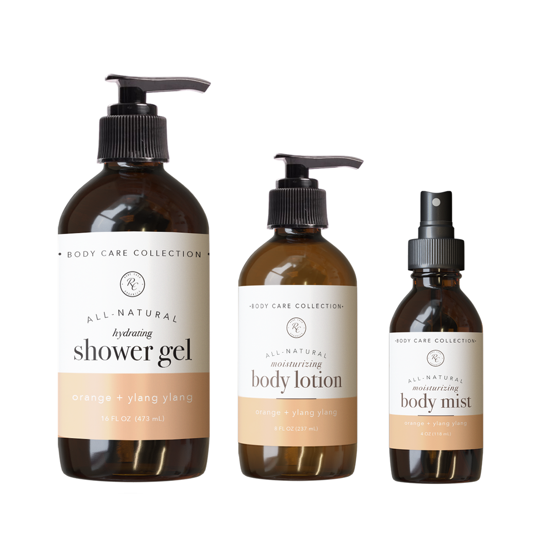 ORANGE + YLANG BODY CARE SET | 3 PIECE