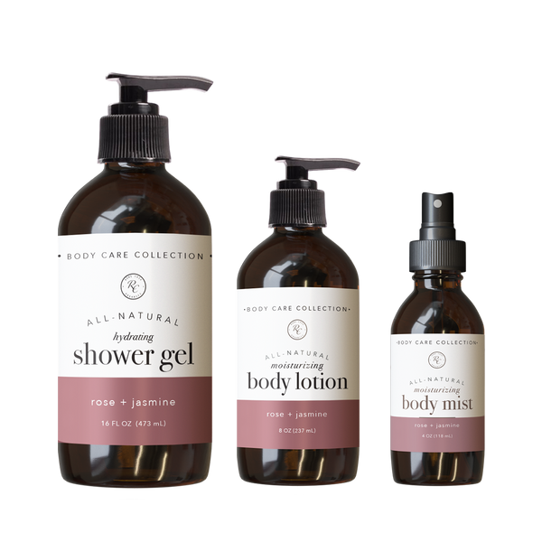 Rose + Jasmine Body Care Set | 3 piece – Rowe Casa Organics
