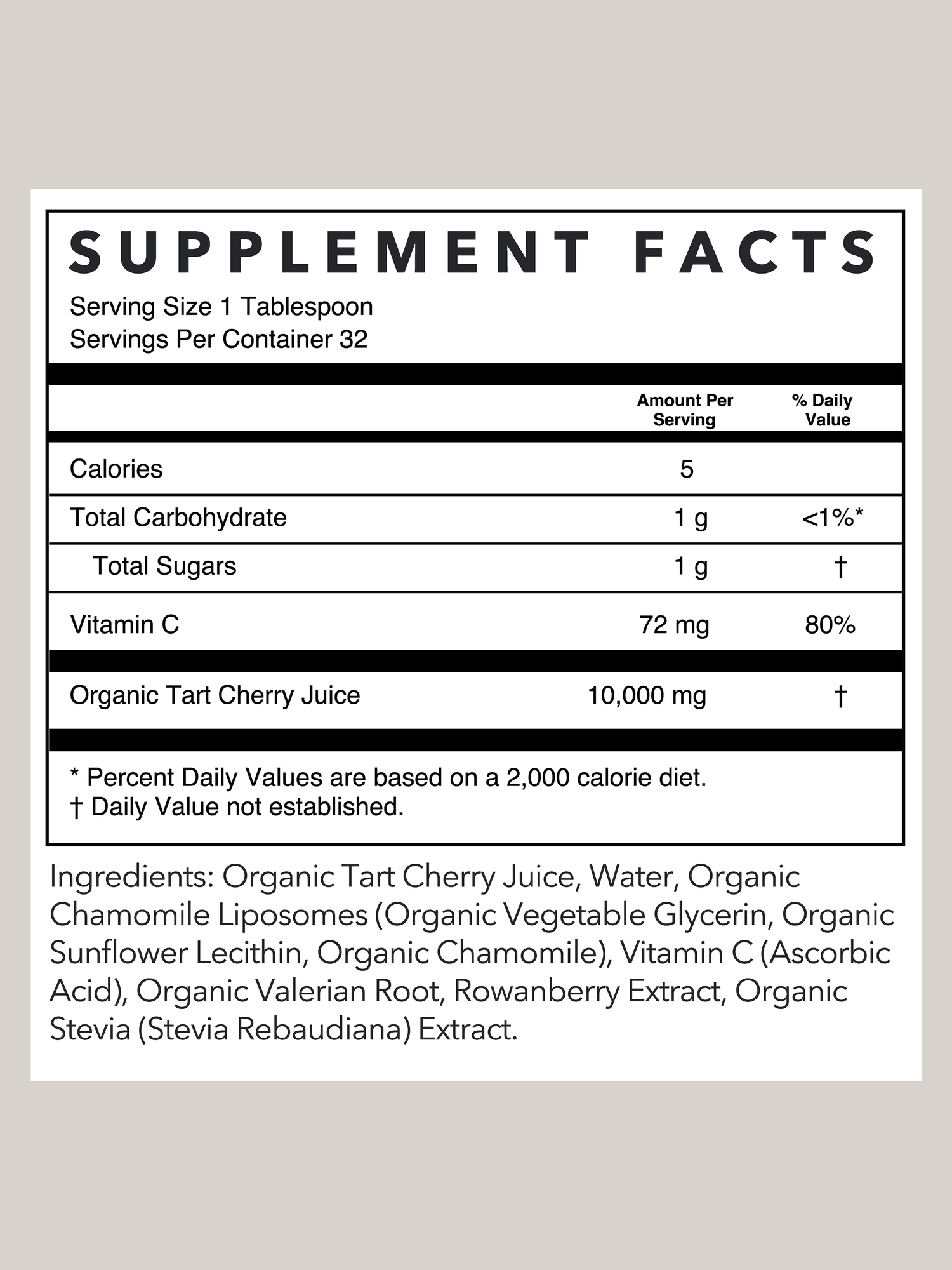 Tart Cherry Sleep Support | 16 oz