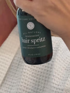 How to apply hair growth spray for thinning hair, hair shedding, and postpartum hair loss.