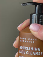 How to use a gentle cream face cleanser for dry skin, mature skin, fine lines, and daily makeup removal.