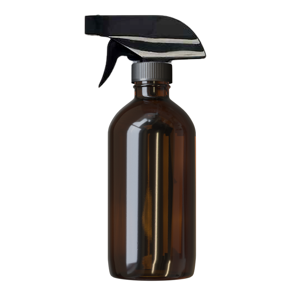 GLASS BOTTLE WITH SPRAYER | 16 OZ